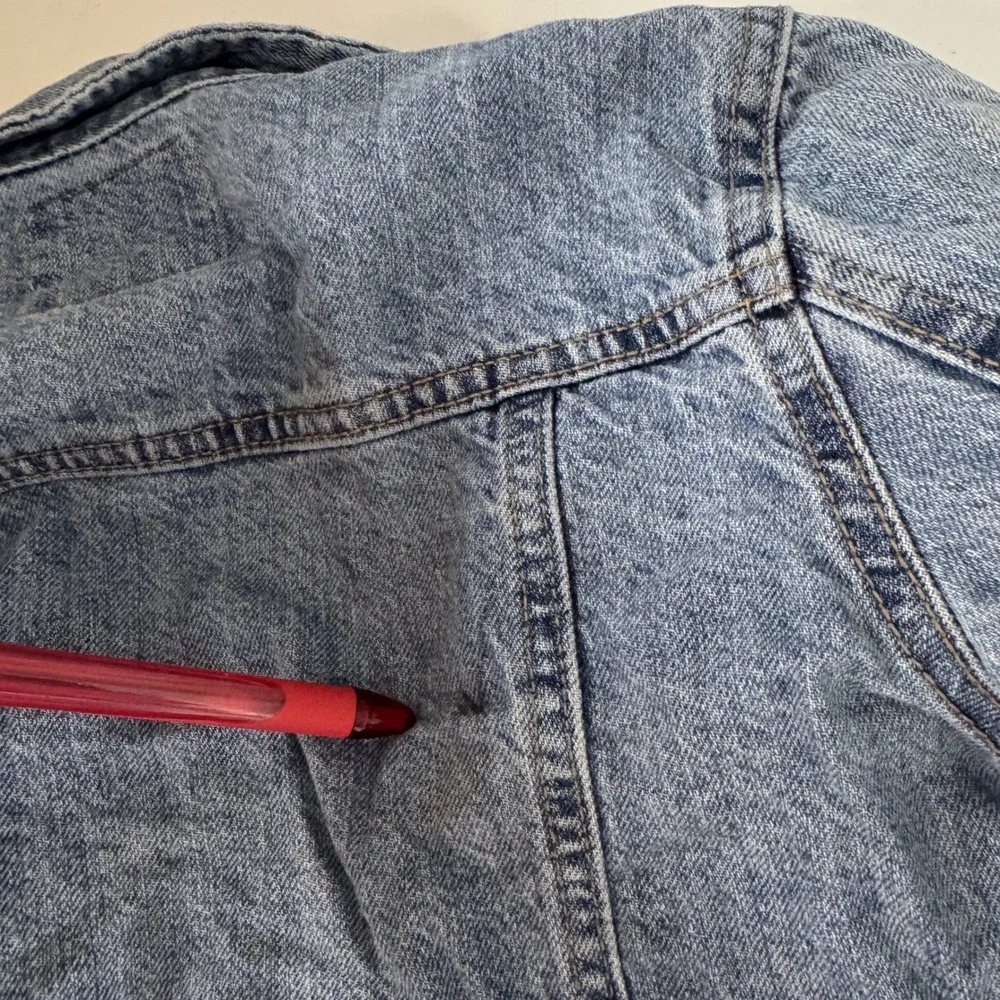 OshKosh B'gosh Classic Denim Jacket 12/12A Blue Light Wash Cotton